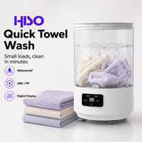 Mini-lave-linge portable pliable en gros, rechargeable par USB, pour sous-vêtements, chaussettes et voyages