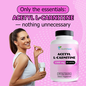 Cápsulas de Acetil L-Carnitina de Rápida Absorción, Pastillas Quemagrasas, Potenciador Nutricional, Suplemento de 1500 mg de L-Carnitina para la Pérdida de Peso - Product Image 4