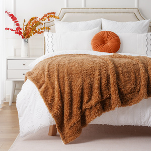 Byintex-couverture <span class=keywords><strong>polaire</strong></span> Sherpa personnalisée, confortable et chaud, pour canapé, lit, canapé, adultes et enfants, hiver - Product Image 2