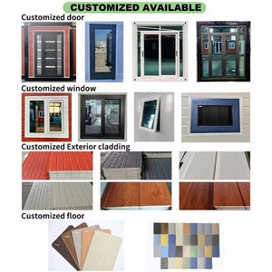 Container Casa Magazzino Espandibile Pieghevole a Doppia Ala con Pannello Sandwich a Tre Strati Traspirante Design Industriale Esportabile - Product Image 4