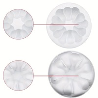 Moule en silicone en forme de guirlande de fleurs pour gâteau en mousseline, moule à mousse pour dessert français DIY, ustensile de cuisson résistant au four, Chine