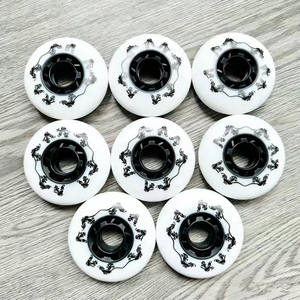 Roues de remplacement <span class=keywords><strong>pour</strong></span> patins à roulettes YSMLE PU, résistantes à l'usure et à l'eau, 90A, <span class=keywords><strong>pour</strong></span> patins à roulettes en ligne - Product Image 6