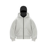 Survêtement d'hiver de haute qualité pour homme, veste de sport à fermeture éclair intégrale avec cagoule intégrée, vêtements de sport personnalisés, streetwear, cagoule, sweats à capuche