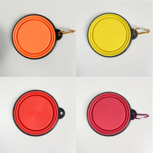 Tazón de agua de viaje para perro y gato, cuencos plegables portátiles con Clip de mosquetón para viajar, senderismo y caminar - Product Image 4