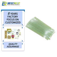 Plaque de protection en fibre de verre époxy pour onduleur solaire, fraisage CNC des rainures et perçage des trous filetés, service personnalisé haute tension