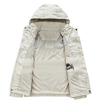 Blouson bomber unisexe décontracté personnalisé avec logo, capuche amovible, imperméable, coupe-vent, respirant, léger, pour l'extérieur, fermeture éclair intégrale, vente en gros