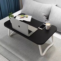 Mini Table Pliante Multifonction en Bois avec Tiroir, Grande Table Portable pour Lit ou Ordinateur Portable, Utilisation Chambre, Support Écologique pour Gobelet