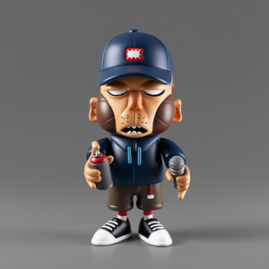 OEM tùy chỉnh Vinyl nghệ thuật figurine phim hoạt hình thiết kế PVC đồ chơi thu hành động con số Q phiên bản - Product Image 1