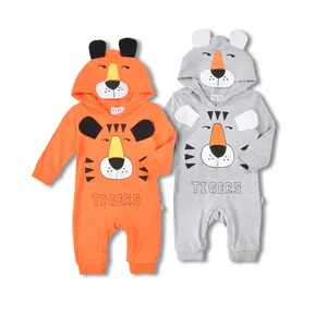 New Arrival Spring Long Sleeve Infant Newborn Jumpsuit Baby Clothes Cotton Romper Baby Tigers Onesie