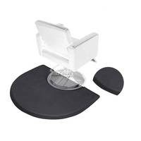 Tapis de chaise Sheepmats en demi-cercle, antidérapant, anti-fatigue, épais et rembourré, idéal pour les animaux domestiques, pour le bureau, la maison et le salon - Vente flash