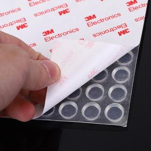 Bumper kaki karet tidak licin, bantalan penyangga Bumpon perekat titik silikon Bening, Bumper transparan berperekat - Product Image 3