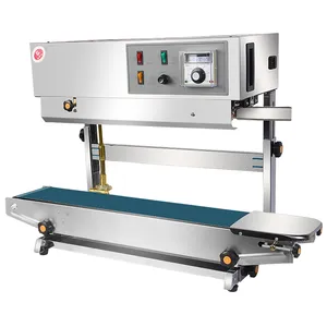 CE Certified High quality Video Support Continuous Packing Machines continuous band sealer heat sealer bag sealer