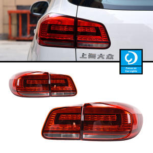 รถโฟล์คสวาเก้น13-16คันสำหรับ Tiguan ชุดประกอบไฟท้าย LED อะไหล่ ABS วัสดุเบรคสีแดง12V ใหม่สำหรับการขับขี่ - Product Image 3