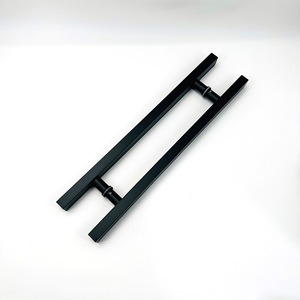 Manija de Puerta de Acero Inoxidable Asahi Ze, Moderna, Simple y Pulida, para Puertas de Vidrio de Baño - Product Image 2