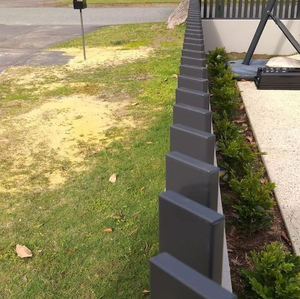 Thiết Kế Phổ Biến Sơn Bột Nhà Vườn Nhôm Hàn Dọc Lưỡi Hàng Rào Hồ Bơi Hàng Rào Cho Úc Thị Trường - Product Image 2