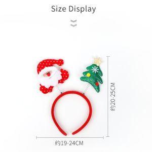 Arbre de noël père noël étoile bonhomme de neige ours polaire wapiti bois de cerf bandeaux tête porte des accessoires <span class=keywords><strong>photo</strong></span> pour décor de fête de joyeux noël - Product Image 6