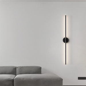 Nordique moderne carré LED 9W luxe intérieur <span class=keywords><strong>applique</strong></span> <span class=keywords><strong>murale</strong></span> or et noir fer bâton conception pour chambre maison bureau hôtel utilisation - Product Image 6