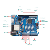 Placa de Desarrollo ESP32-S3 WiFi Bluetooth R4 con Interfaz Tipo-C I2C Compatible con Servicio de Ensamblaje de PCB