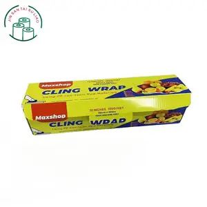 New Store Lowest Price Pe Rolls Food Plastic Industrial Cling Wrap Stretch Film Roll Pe Cling Wrap Film Food Grade