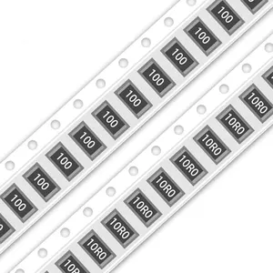Asli Film Tebal Chip Resistor Tetap 1% 5% 0201 0402 0603 0805 1206 1210 1812 2010 2512 Ohm SMD Resistor 1r0 Smd