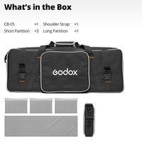 Sac de transport Godox CB-05 en PVC, portable, pour studio photo extérieur, flash, éclairage stroboscopique, ensemble de supports, sac de rangement