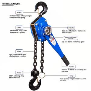 รอกโซ่แบบแมนนวลน้ำหนักเบา<span class=keywords><strong>1</strong></span>ตัน6ตันรอกวัสดุเหล็กคุณภาพสูงจากโรงงานโดยตรง - Product Image 2