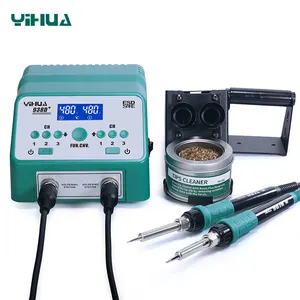 YIHUA 938D+ Upgrade Version Temperature controlled Soldering Iron Tweezers