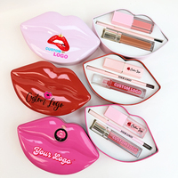 Coffret Cadeau Combo LipGloss 3-en-1 Imperméable Végétalien Maquillage Lèvres Huile à Lèvres Crayon à Lèvres Rouge à Lèvres Mat Marque Privée Usine Chinoise