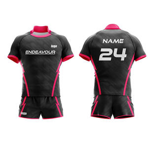 Diseño Gratuito Personalizado de tu Propio Conjunto de Camiseta de Rugby, Diseño Gratuito de Camiseta de Rugby, Conjunto de Camiseta de Rugby Personalizada - Product Image 3
