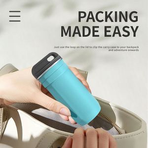 Lot de 4 Bouteilles Isothermes Personnalisées en Acier Inoxydable 304 de 6 oz, Durables, avec Couvercle à Poignée, Isolation Thermique 24-36h, Qualité Alimentaire, pour le Sport - Product Image 3