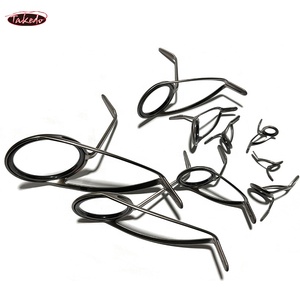 TAKEDO Anillas de Caña de Pescar de Alta Calidad TN90 TUKWLSG Matt <span class=keywords><strong>Gunsmoke</strong></span> SIC para Carpa y Surfcasting, Componentes para Construcción de Cañas, Accesorios DIY para Cañas - Product Image 5