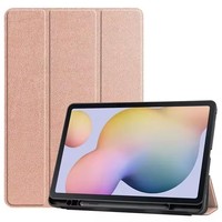 Samsung kılıfı Galaxy Tab S6 Lite 10.4 Samsung Tab için kapak standı S6 Lite 2024 2020 2022 SM-P613 P615 P620 kalemlik fon