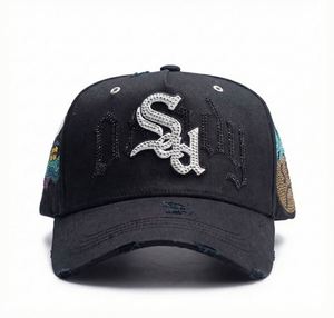 En Stock Gorra Original Junior H con Forro de Satén, Gorras de Béisbol Vintage Bordadas, Gorras De <span class=keywords><strong>Rich</strong></span> Forever El Barbas Hat 31 - Product Image 5