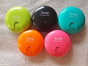 热卖圆形口袋药丸盒，带定制标志药丸盒收纳器7天旅行药丸盒 - Product Image 6