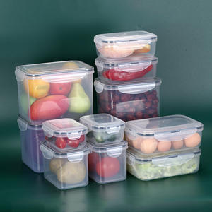 20 jeux de récipients hermétiques en plastique sans BPA de qualité alimentaire Ensemble de récipients pour la préparation des repas Produit chaud - Product Image 6