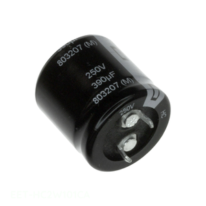 Condensateur à montage traversant EET-HC2W101CA 100 µF 20 % 450 V SNAP TH en aluminium, canal fabricant - Product Image 1