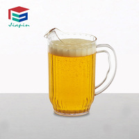 Mug à jus glacé très vendu, trois tailles, pot à eau en PC, pichet à lait, pichet à infusion de fruits en plastique, pichet à bière