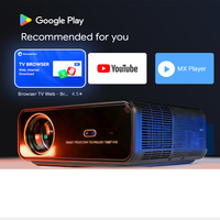 Proyector U001 Pro 4K Android 14, 2050 ANSI Lúmenes Certificados, Google TV 2.1, Búsqueda por Voz, Cine en Casa, LED LCD 1080P, HIFI Estéreo 3D