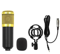 Kits de microphones à condensateur BM800-Micro professionnel pour l'enregistrement audio sur ordinateur, les sessions de studio, la diffusion en direct et le karaoké