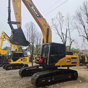 Heures de travail faibles prix seconde main Sany SY215C pelle 95% nouveau 300 heures de travail Cummins Engine Kawasaki soupape hydraulique - Product Image 1