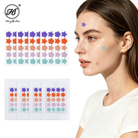 20pcs Plester Hidrokoloid Berwarna-warni untuk Perawatan Jerawat, Menutupi Jerawat dan Noda, Perawatan Wajah, Stiker Khusus untuk Semua Jenis Kulit