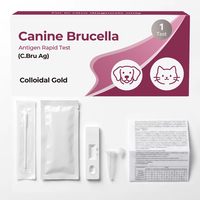 Kit de test rapide de la Brucella canine pour les cliniques vétérinaires et les éleveurs, dépistage pré-maternité, sérum/sang total, 10 min, ISO13485, commande en gros