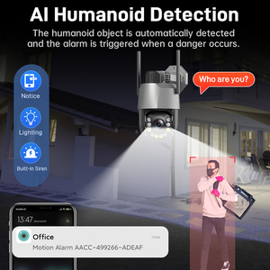 4G PTZ 50X Zoom CCTV <strong>Security</strong> <strong>Camera</strong> <strong>Lights</strong> 5MP 8MP Sim Card ICsee Laser Infrared Night IP67 - Product Image 5