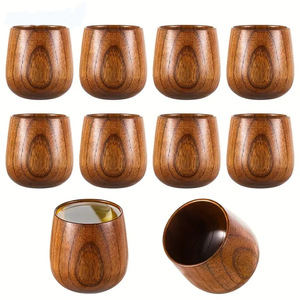 Taza <span class=keywords><strong>de</strong></span> té <span class=keywords><strong>de</strong></span> madera <span class=keywords><strong>de</strong></span> azufaifo clásica <span class=keywords><strong>de</strong></span> laca <span class=keywords><strong>antigua</strong></span> al por mayor, taza <span class=keywords><strong>de</strong></span> vientre <span class=keywords><strong>de</strong></span> madera Natural Europea creativa para restaurante, uso doméstico para leche - Product Image 4