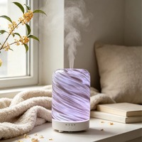 Diffuseur d'arômes ultrasonique 200m, humidificateur d'air en verre pour la maison, diffuseur d'huiles essentielles, alimentation USB