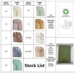 Sábanas Ajustables de Algodón Orgánico para Bebé, Suaves, Antibolitas, para Recién Nacidos, Sábanas de Cuna de Muselina - Product Image 5