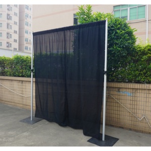 Telescopic exhibition booth backdrop <b>stand</b> <b>pipe</b> and drape curtains backdrop <b>stand</b> kit - Product Image 2