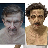 Ultima Novità: Maschera in Lattice per Halloween, Testa Completa da Uomo Anziano Calvo, Maschera in Silicone per Cosplay e Accessori per Feste