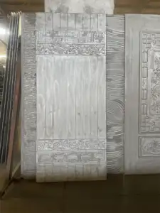 Qichang باب جراج معدني من الفولاذ مزدوج اللوحة تصميم هيدروليكي مضغوط