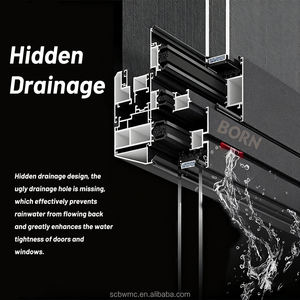 Fenêtre coulissante en verre trempé à rupture de pont thermique insonorisée avec double vitrage pour maison résidentielle, prix d'usine - Product Image 5